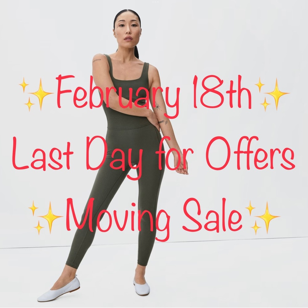 Everlane The Perform Square-Neck Unitard in Dark Forest